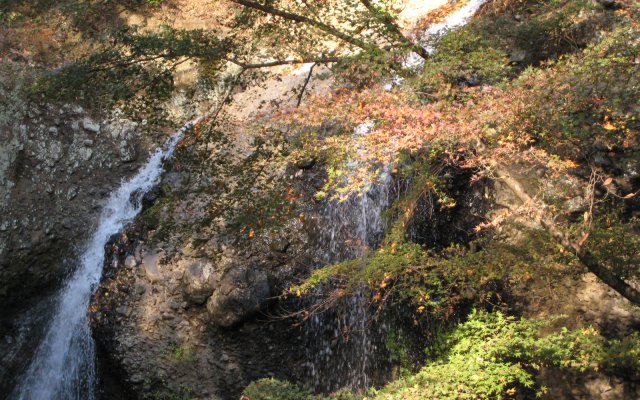 月待の滝と紅葉